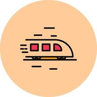 High Speed Train Icon Design vector