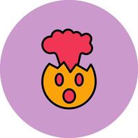Exploding Head Icon Design vector