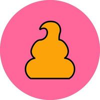 Pile of Poo Icon Design vector
