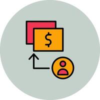 Compensation Package Icon Design vector