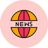 News Website Icon Design vector