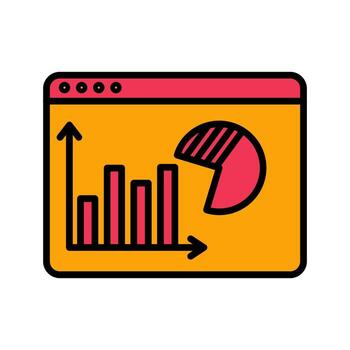 Data Visualization Icon Design vector