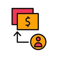 Compensation Package Icon Design vector
