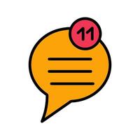 Unread Message Icon Design vector