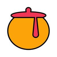 Honey Pot Icon Design vector