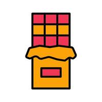 Chocolate Bar Icon Design vector