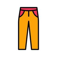 Pants Icon Design vector