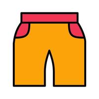 Shorts Icon Design vector