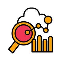 Workforce Analytics Icon Design vector