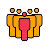 Diversity and Inclusion Icon Design vector