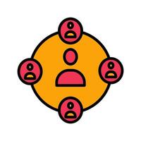 Networking Icon Design vector