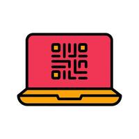 QR Code Scanner App Icon Design vector