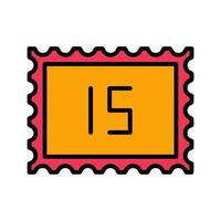 Postage Due Icon Design vector