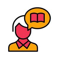 Storytelling Icon Design vector