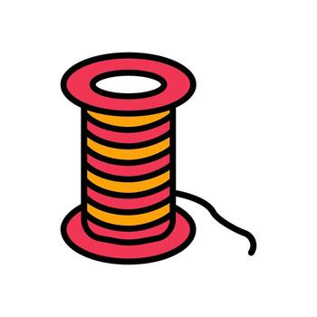 diseño de icono de hilo vector