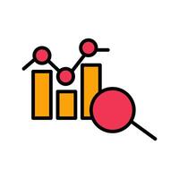 Data Analytics Icon Design vector