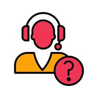 Help Request Icon Design vector