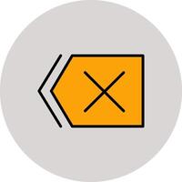 Delete Icon Design vector