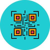 QR Code Reader Icon Design vector