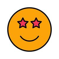 Star-Struck Icon Design vector