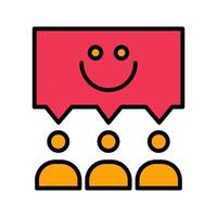 Employee Satisfaction Icon Design vector