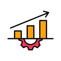 Performance Metrics Icon Design vector