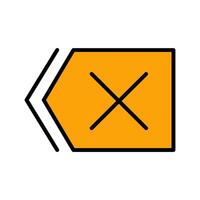 Delete Icon Design vector