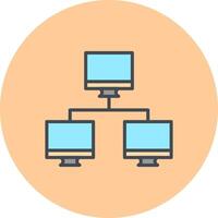 News Network Icon Design vector