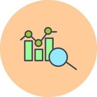 Data Analytics Icon Design vector