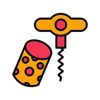 Wine Cork Icon Design vector