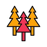 Evergreen Tree Icon Design vector