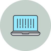 Barcode Reader App Icon Design vector