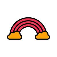 Rainbow Icon Design vector