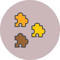 Puzzle Icon Design vector