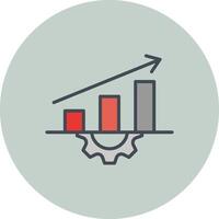 Performance Metrics Icon Design vector