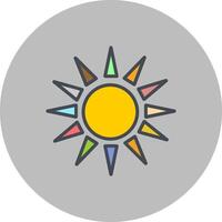 Sun Icon Design vector