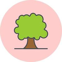 Deciduous Tree Icon Design vector