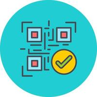 Barcode Verification Icon Design vector