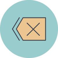 Delete Icon Design vector