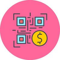 QR Code Payment Icon Design vector