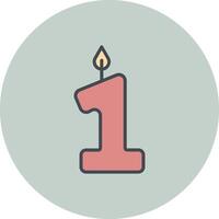 Age Number Icon Design vector