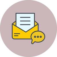 Text Message Icon Design vector