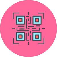 QR Code Reader Icon Design vector
