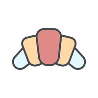 Croissant Icon Design vector