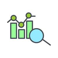Data Analytics Icon Design vector