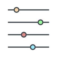 Filtering Icon Design vector