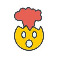 Exploding Head Icon Design vector