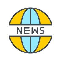 News Website Icon Design vector