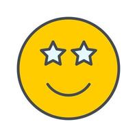 Star-Struck Icon Design vector