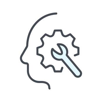 Problem Resolution Icon Design vector